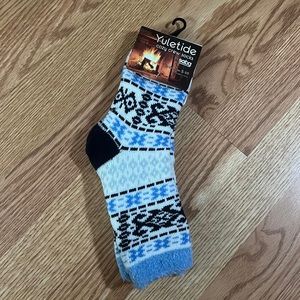 Yuletide fluffy socks